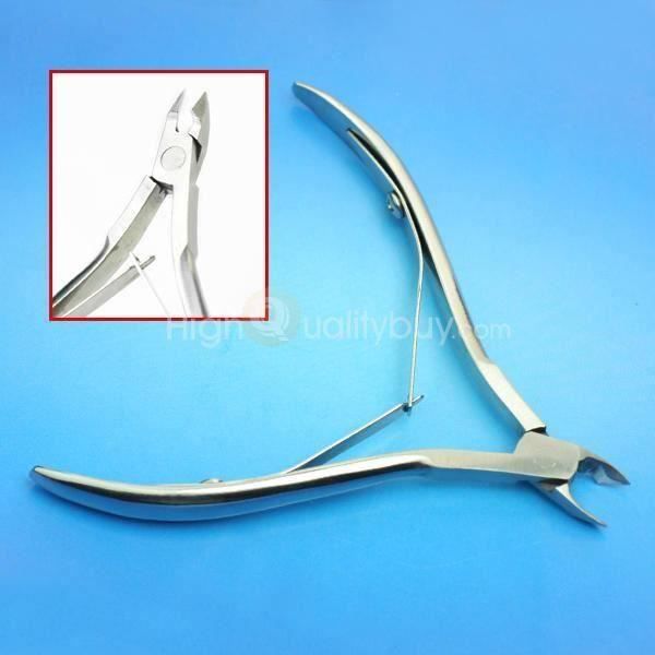 Acier inoxydable Cuticules Pince Manucure Nail Art Outil Cutter Tondeuse Clipper