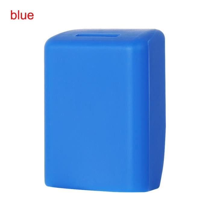 Bleu - Housse de ceinture de sécurité universelle en Silicone, étui à boucle, pour voiture, avec Clip, anti-p