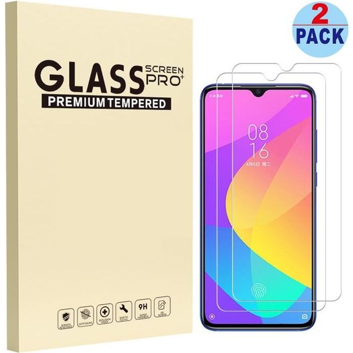 Pour Xiaomi Mi A3 2019 6.01- Protection d'Ecran Verre Trempé Contre les Chocs - 2 pièces
