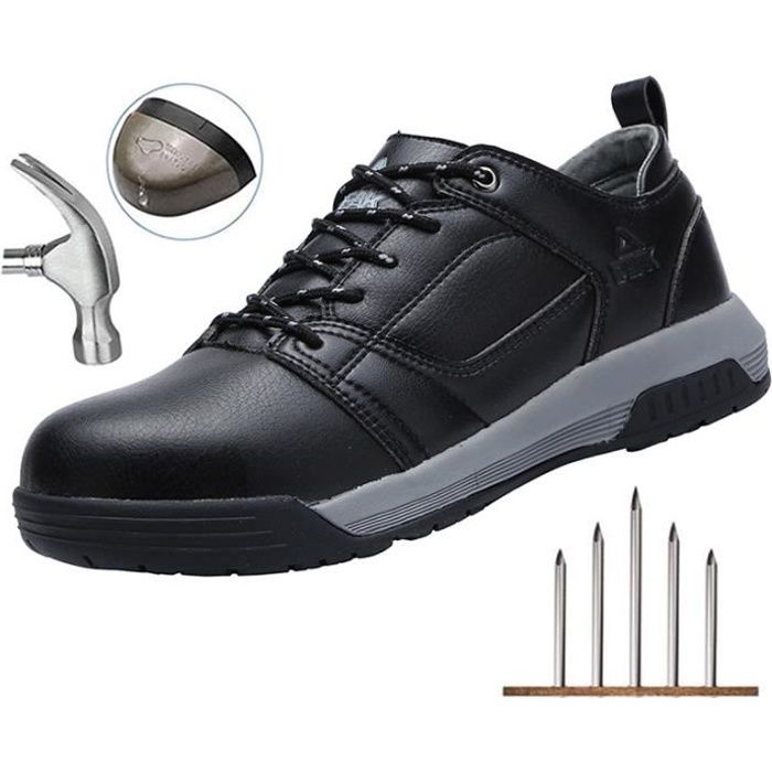 PEAK Chaussure de Securité Homme Femme Legere Confortable Chaussures de Travail Basket de Securite Homme Embout de Protection en Aci