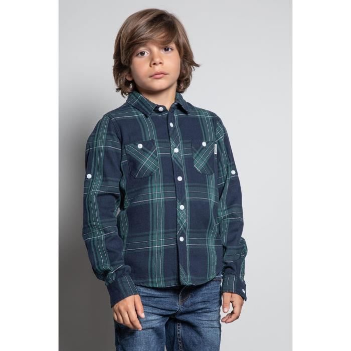 DEELUXE Chemise à carreaux HARRISON Navy