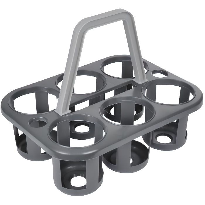 Porte 6 Bouteilles -chianti- Anthracite - Paris Prix Gris