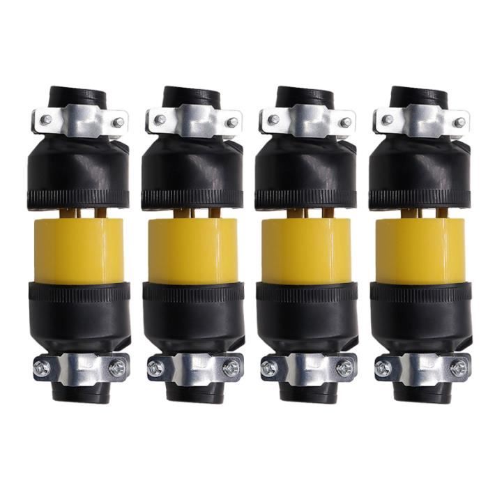 4 ensembles US Plug 5-15P Mâle Femelle Rallonge Cordon Remplacement Électrique Bouchons D'extrémité 3 Prong FILTRE POUR HOTTE