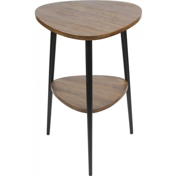 Sellette akab 2 plateaux - Table Passion NEURE Marron