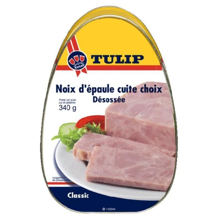 TULIP Noix d'épaule cuite choix Désossée 340 g