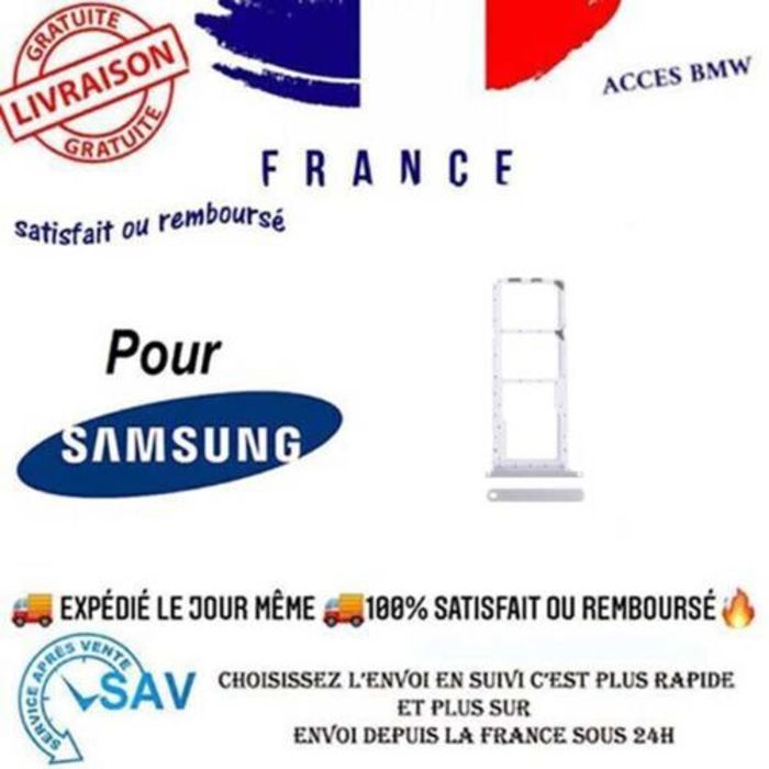 Tiroir Sim Premium pour Samsung Galaxy A05s A057 - vue 2