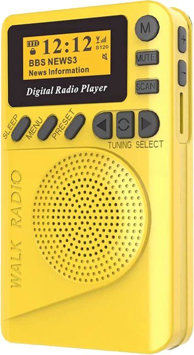 Dab-Dab+-Fm Radio D'Urgence Portable, Radio Solaire Manivelle Avec