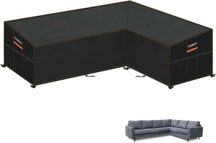 Housse Imperméable De Canapé Extérieur Forme De L, Housse De Protection Housse Imperméable De Canapé Extérieur Forme De L, Housse De Protection