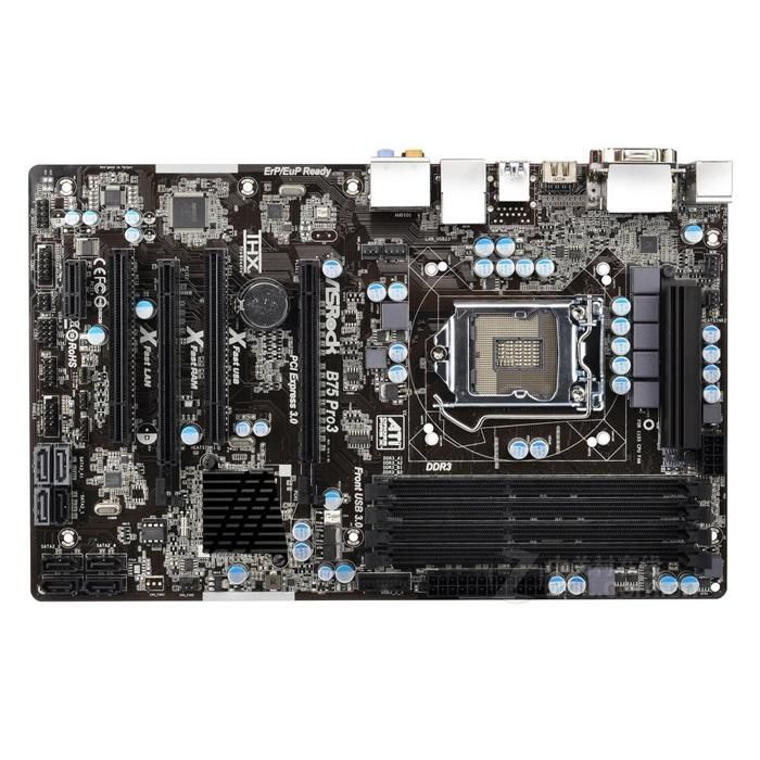 Carte mère ASRock B75 Pro3 Intel B75 LGA 1155 4xDDR3 32GB ATX - Asrock
