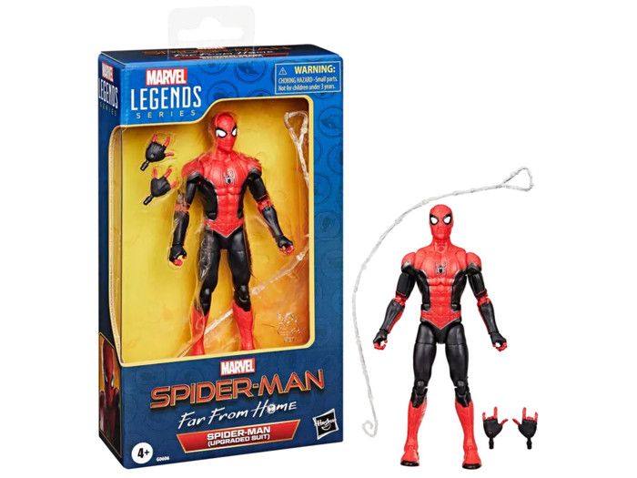 Figurine miniature - HASBRO - Spider-Man (Upgraded Suit) - 15 cm - 20 points darticulation - Accessoires inclus