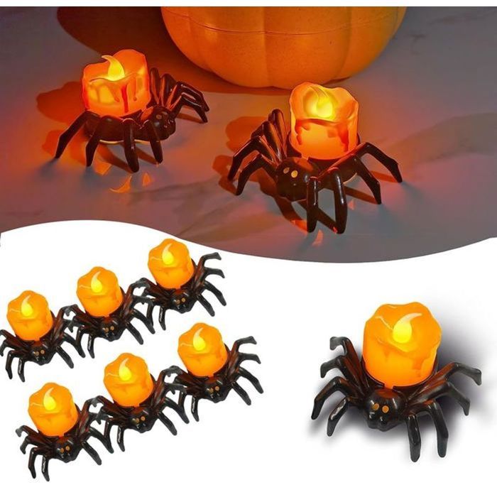 Toile D'Araignée Halloween 400g Avec 80 Araignées – Déco Effrayante Extérieure/Intérieure