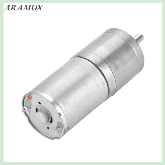 Moteur Bricolage Double Arbre DC 540 Moteur 12 Dents Engrenage DC 12V