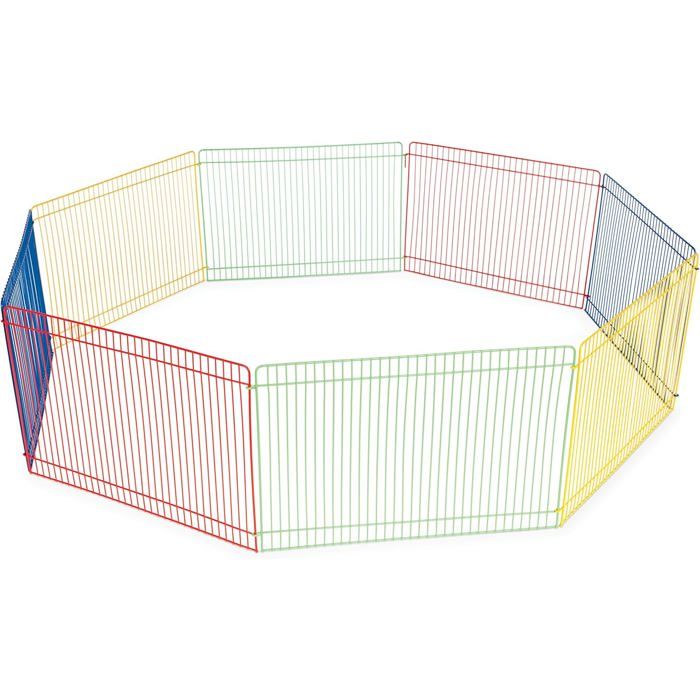 Parc pour petits animaux 33 cm multicolore