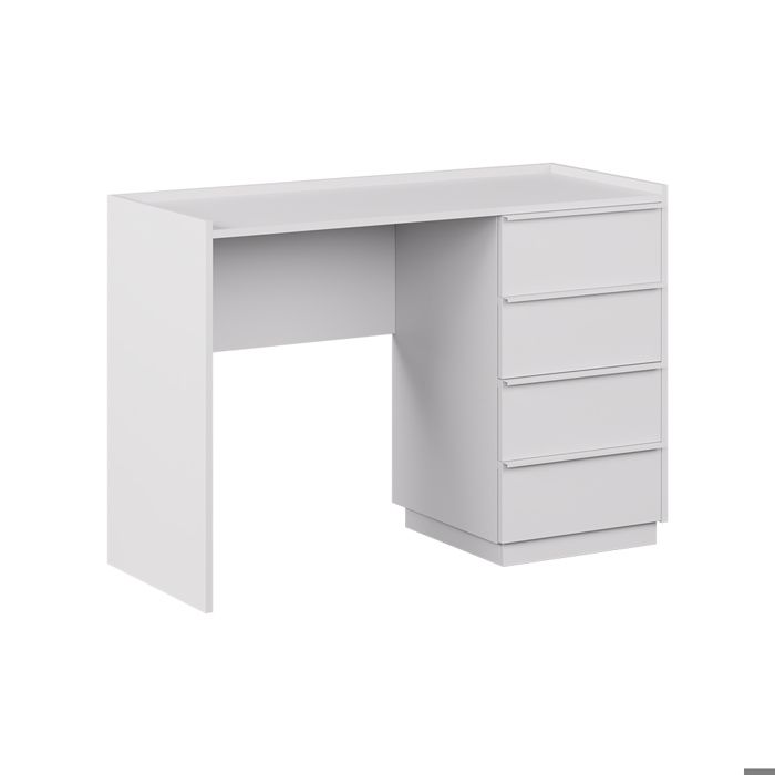 Bureau Viktoria 110x45cm avec 4 tiroirs Blanc Vicco 59323