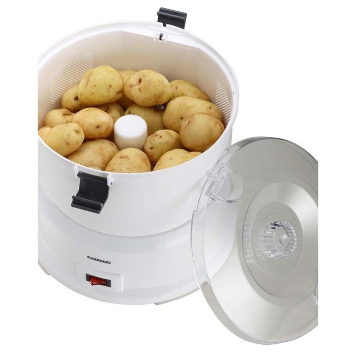 Épluche-patates électrique - MELISSA - 1KG 85W - Capacité 1 kg - 85 W - Blanc