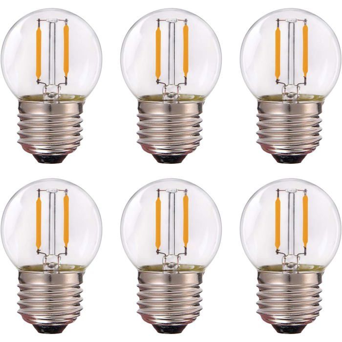 Mini-Globe À Ampoule Led Edison G40 Ac/Dc Basse Tension 12V-24V Base E27[BI43]