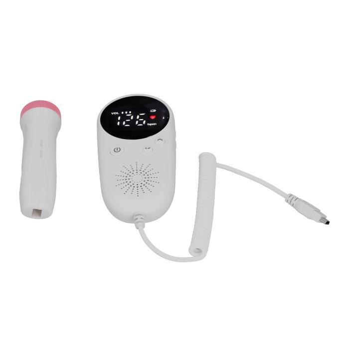 Appareil à ultrasons Doppler - moniteur de fréquence cardiaque bébé - écoute  cardiaque