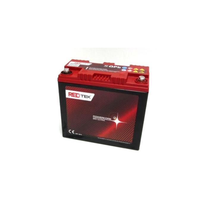 Batterie plomb 12V 25Ah 950A High Rate booster RedTek