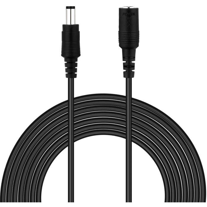 Câble De Rallonge électrique EDM 3 X 1,5 Mm² Blanc 1 Mètre - Neuf Sous Emballage