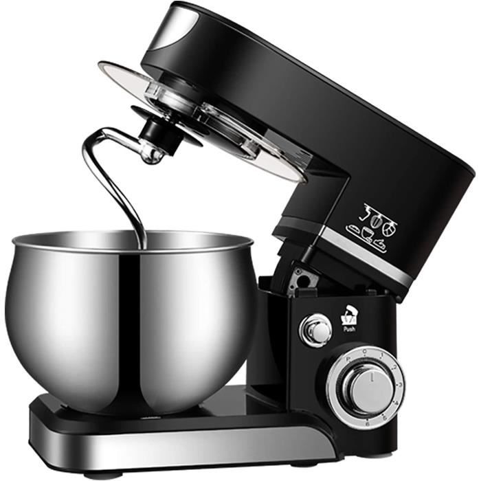 Cuisine Électrique Robot Pâtissier,6Vitesses 1200W Robot Menager