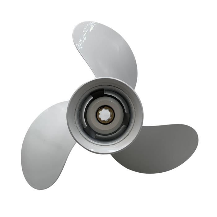 Hélice Hors-bord Acier Inoxydable 9.25x9 - 14 Dents - Pour Mercury 9.9-20HP (2005+) - BARDOVEN
