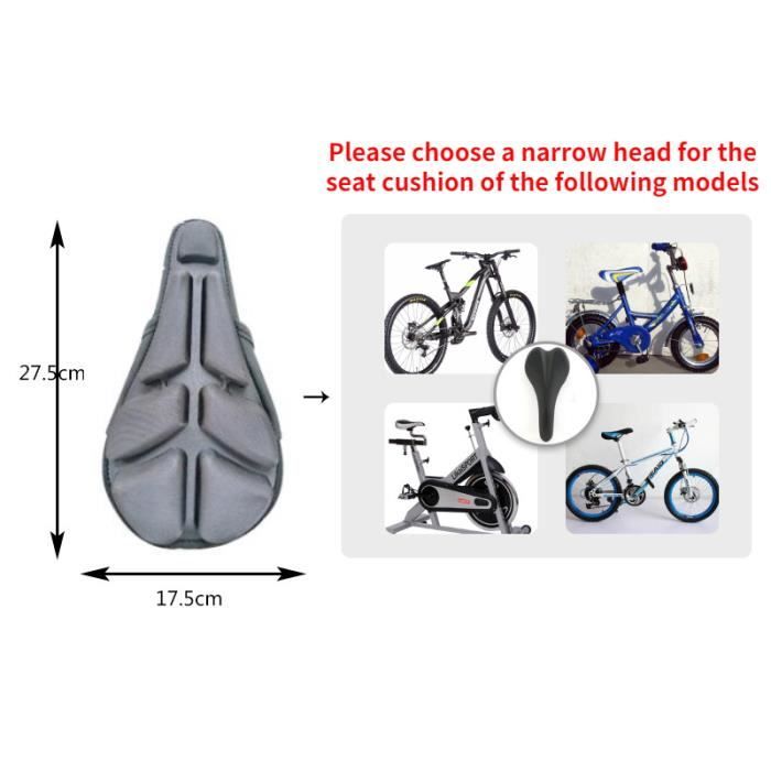 Siège Selle arrière de vélo de sécurité pour enfant doux Coussin Accoudoir  Repose-pieds - Cdiscount Sport