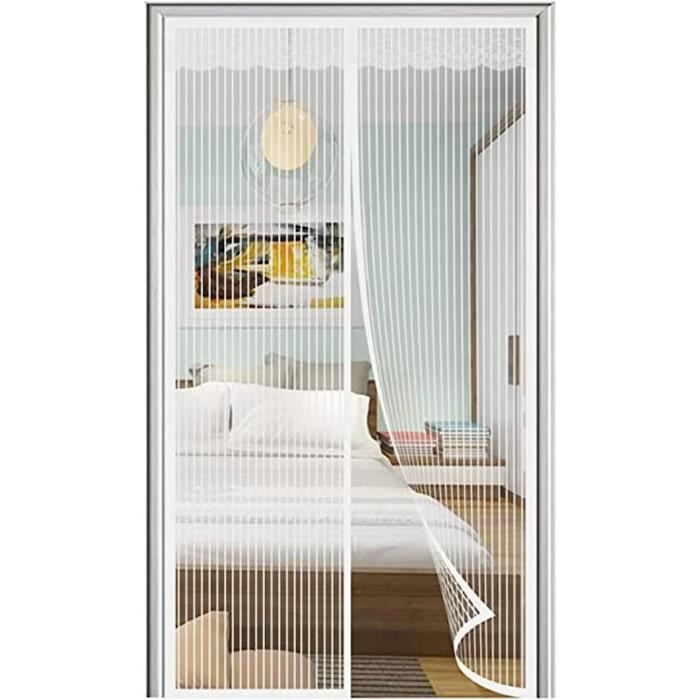 Stiquaire Fenêtre Magnétique,Auto-AdhéSif Rideau en Maille Rideau  Moustiquaire,pour La Plupart Les Types de FenêTres ou Porte[A368] -  Cdiscount Maison