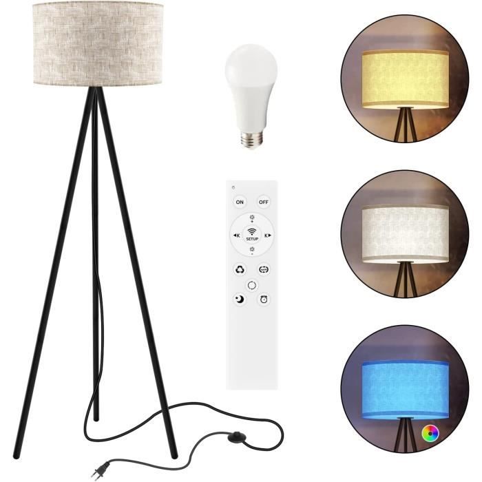 Lampadaire Sur Pied Salon, E27 Rgbw Lampadaire Led Compatible Avec Wifi