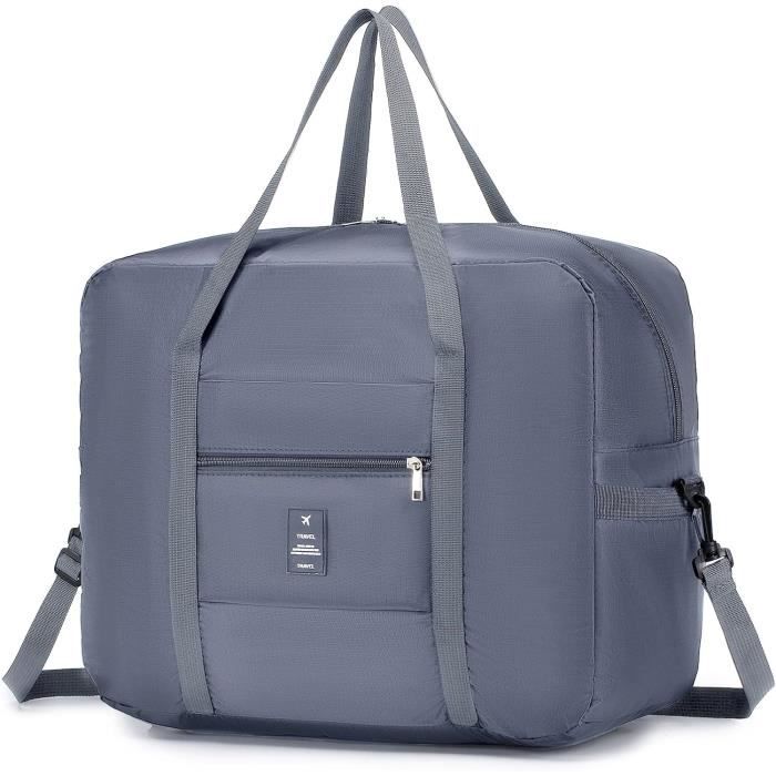 Sac De Voyage Cabine SPAHER 45x36x20 Cm - Pliable, Imperméable, Pour EasyJet Et Compagnies