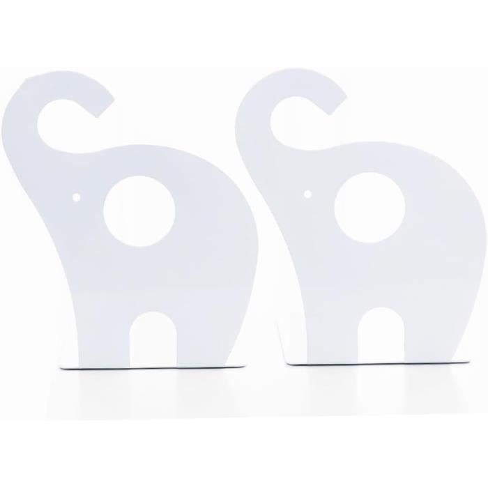 1 Paire De Serre-livres Décoratifs En Métal Robustes Pour Bibliothèque, Bureau, Design Abstrait (noir), Ensoleillé