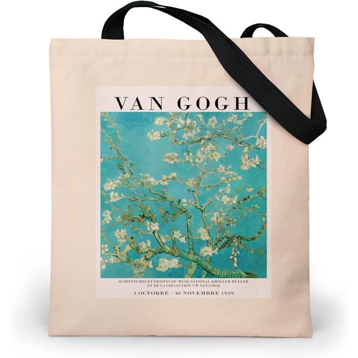 The Tote Bag Aesthetic Sac Cabas Femme Grand Format 37X42Cm