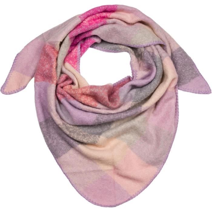 Écharpe Triangulaire En Similicuir Pour Femme - Dimensions 130x50 Cm - Hijab Coupe-vent D'hiver - Accessoire Mode Polyvalent
