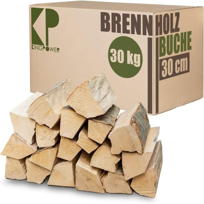 Bois De Chauffage Hêtre 30 Kg - Bûches De 25 Cm Pour Poêle Et Cheminée (marque Flameup)