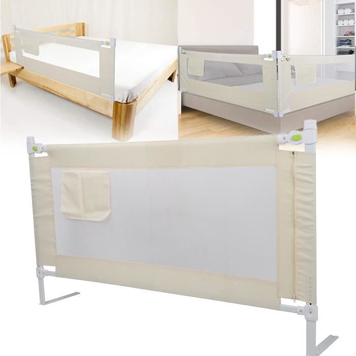 Barriere De Lit Enfants Bebes Protection Bord De Lit Pour Securite 150 68cm Zoo Cdiscount Puericulture Eveil Bebe