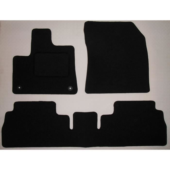 tapis de sol sur mesure pour peugeot rifter de 2018 a fin 2019 avec plots de fixation ronds cdiscount auto