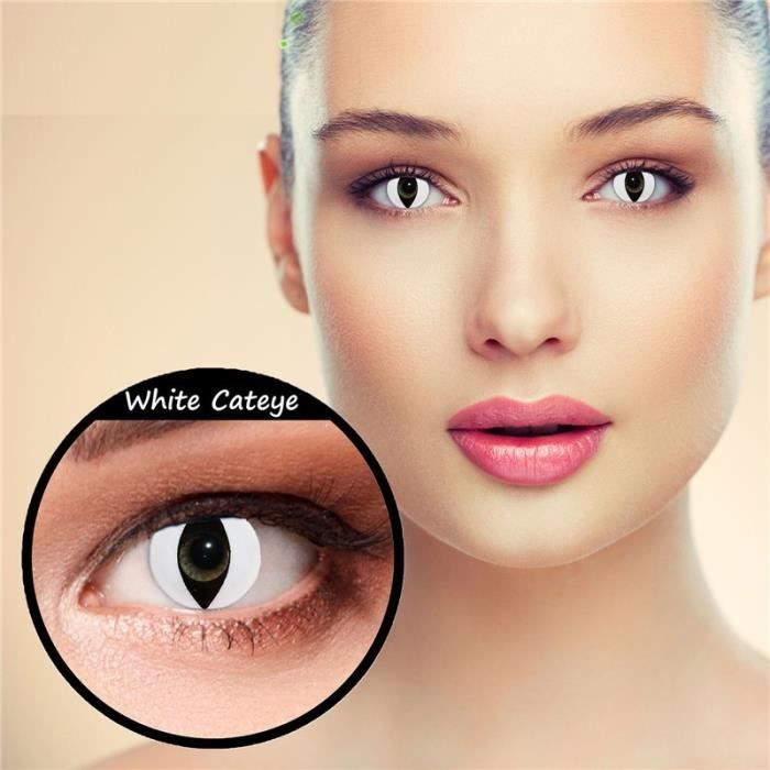 Halloween Crazy Couleur Lentilles De Contact Colorees Contacts Lentille Oeil De Chat Blanc Cateye Achat Vente Lentilles De Contact Cdiscount Halloween Crazy Couleur Lentilles De Contact Colorees Contacts Lentille Oeil De Chat Blanc Cateye Achat Vente Lentilles De Contact Cdiscount