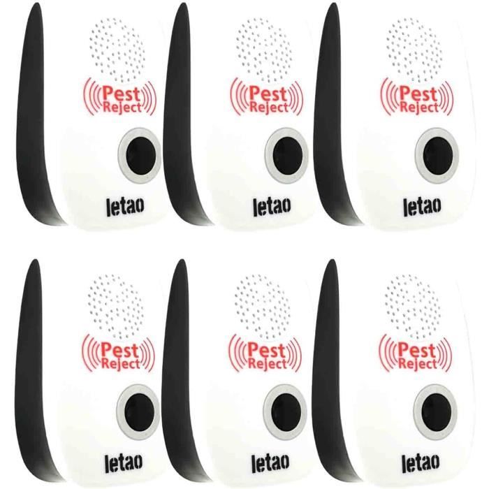 Lot De 2 Répulsifs Anti-Rongeurs Ultrasons Avec Lumière Stroboscopique - Protection Voiture, Moteur, Extérieur Et Intérieur Contre Souris Et Rats