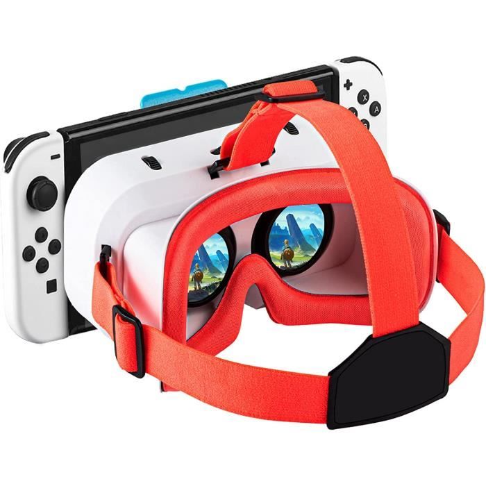 Casque VR pour Switch et VR Switch OLED Réalité Virtuelle Lunettes Switch  VR 3D de Jeu Anniversaire et Noël 