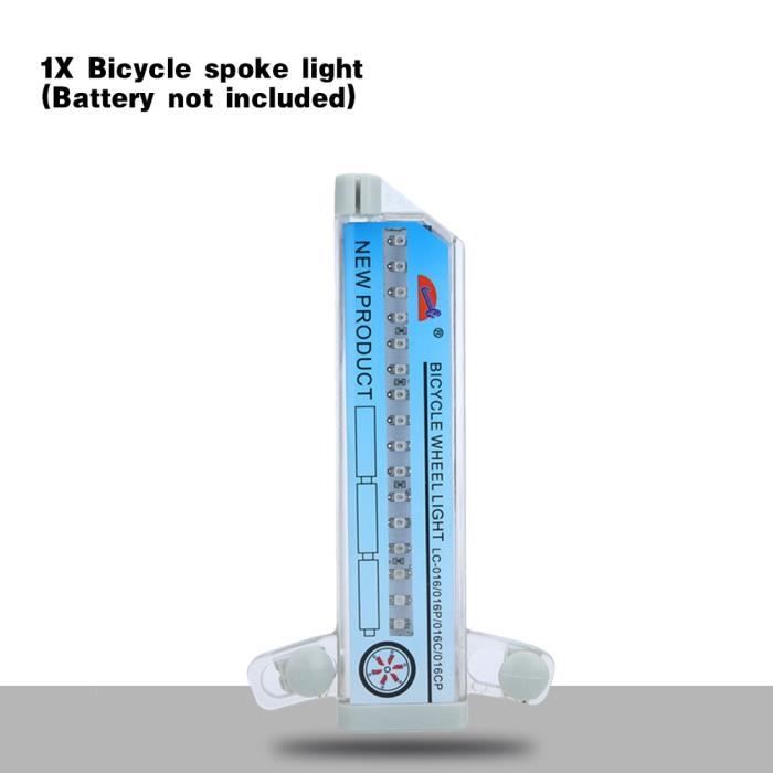 Lampe Vélo étanche 32 LED – Flash Pour Roue De Vélo – Lumière à Rayons – Sécurité