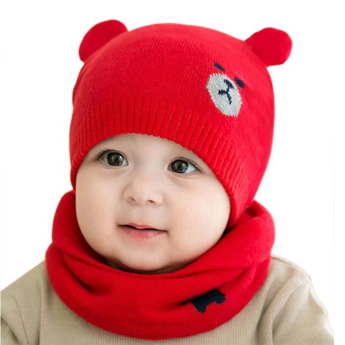 Bonnet Beanie Bonnet Pour Bebe 3 A 24 Mois Blanc Et Bleu Bonnet Bebe Bavoir Bebe Ensemble 2 Pcs Bonnet Et Bavoir Bebe Rouge Achat Vente Casquette Snood Bonnet Beanie Bonnet Pour Cdiscount