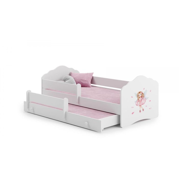 Lit enfant FALA BAR+SZU 160x80 Fée avec gigogne avec matelas