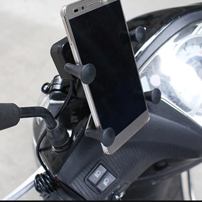 Imperméable Vélo Moto Mobylette Sat Nav GPS Support Etui avec Chargeur USB 