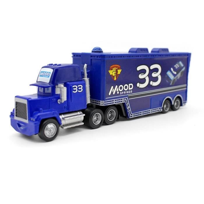 Figurines Pixar Cars 3 2 Lightning McQueen 1 55 Mack Truck The King en alliage metallique Cdiscount Jeux Jouets