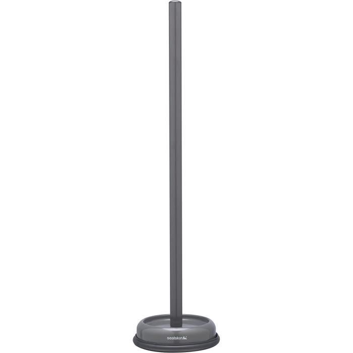 Porte-rouleau WC Chromé Sur Pied – Rangement Pratique Pour Papier Toilette, Design Gris Argenté - 8