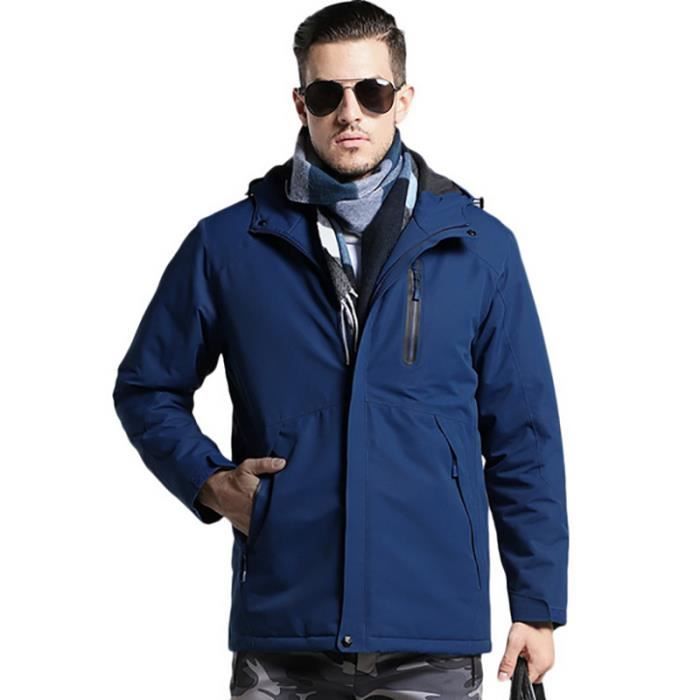 Couleur Homme Bleu taille XL Veste de sport de plein air pour