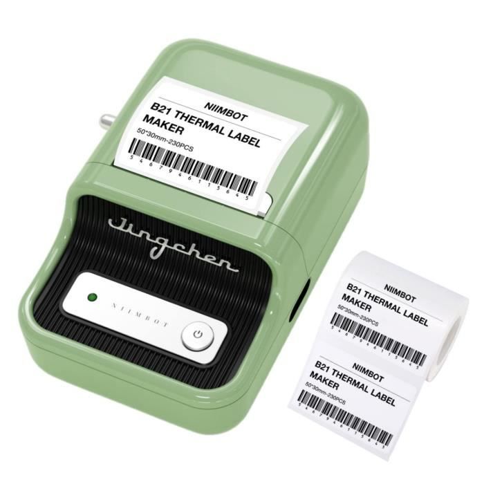 NIIMBOT B21 – Imprimante d'étiquettes Bluetooth sans encre – Machine d