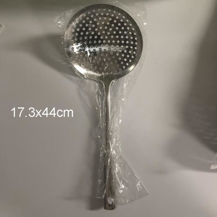 8PCS Passoire à Fondue, Ecumoire Inox avec Poignée Longue 8PCS Passoire à Fondue, Ecumoire Inox avec Poignée Longue