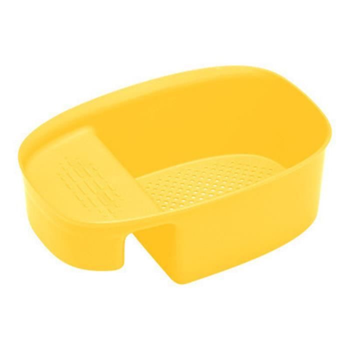 Joseph Joseph Passoire Carrée Ergonomique - Égouttoir Résistant Chaleur Et Lave-Vaisselle Vert