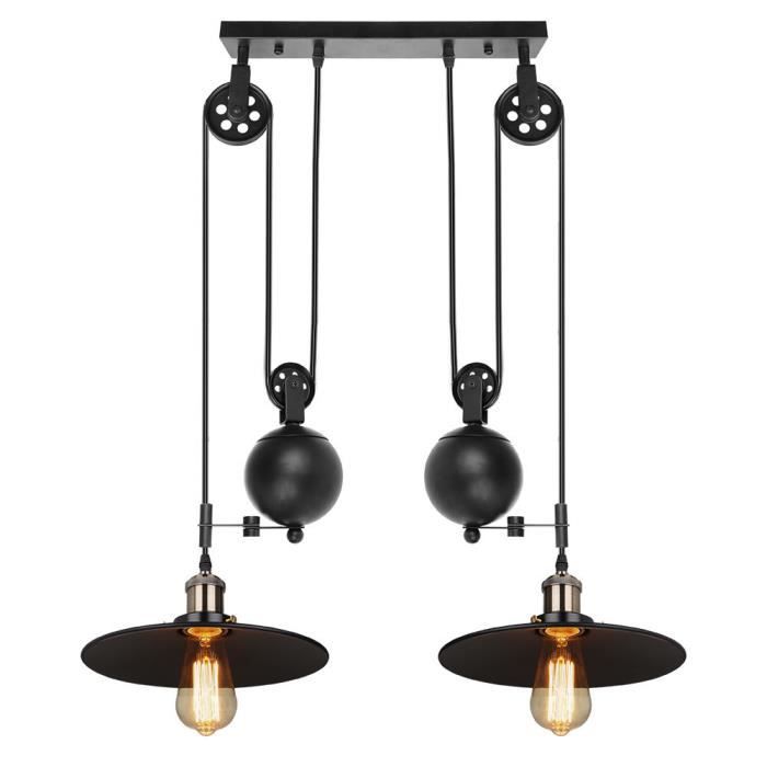 Suspension Luminaire Plafonnier Corde En Papier Rotin Tissé À La Main Éclairage De Plafond