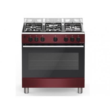 Piano De Cuisson Believe 5 Feux Gaz 1 Four Gaz De Bompani 80x50cm Bordeaux Achat Vente Cuisiniere Piano Cdiscount